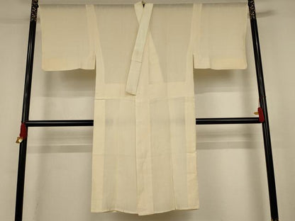 平和屋着物＊夏物　男性　長襦袢　鳥の子色　麻　AABK6664jd