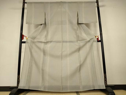 平和屋着物＊夏物　本場大島紬　夏大島　間道　正絹　逸品　AABK6676jd