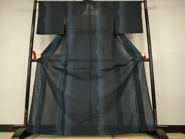 平和屋着物＊夏物　本場大島紬　夏大島　140亀甲　間道　正絹　逸品　AABK6677jd