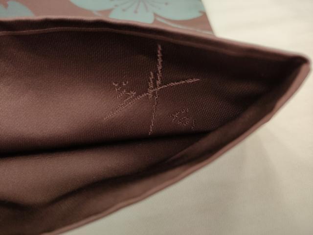 平和屋着物●世界的人形師　辻村寿三郎　ジュサブロー　六通柄袋帯　桜　正絹　逸品　AABK6712pf