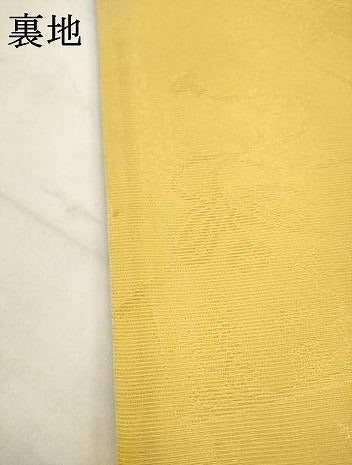 平和屋着物●六通柄袋帯　舞花文　金銀糸　正絹　逸品　AABK6729pf