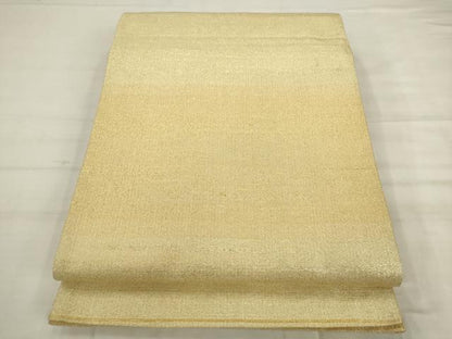平和屋着物●桝屋高尾　ねん金綴錦　全通柄袋帯　段霞文　正絹　逸品　AABK6746pf