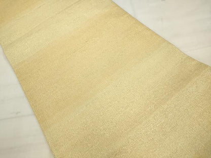 平和屋着物●桝屋高尾　ねん金綴錦　全通柄袋帯　段霞文　正絹　逸品　AABK6746pf