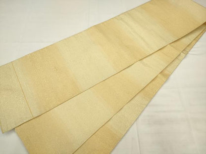平和屋着物●桝屋高尾　ねん金綴錦　全通柄袋帯　段霞文　正絹　逸品　AABK6746pf