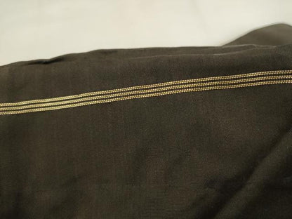 平和屋着物●西陣　川島織物　九寸名古屋帯　七宝花文　金糸　正絹　逸品　AABK6835pf