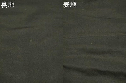 平和屋着物●アンティーク　大正ロマン　九寸名古屋帯　手描き　唐獅子　黒地　金銀彩　正絹　逸品　AABK6848pf