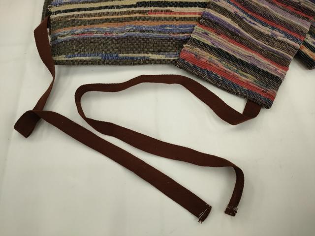 平和屋着物●つけ帯　裂織　横段文　AABK6856pf