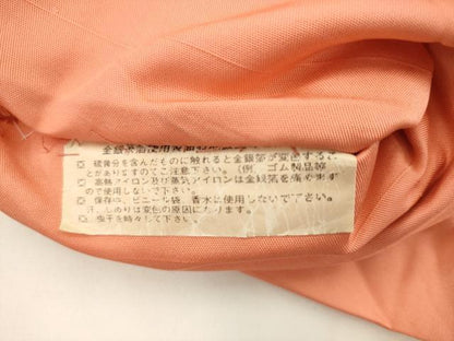 平和屋着物●九寸名古屋帯　更紗花鳥文　金彩　正絹　逸品　AABK6857pf