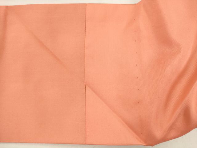 平和屋着物●九寸名古屋帯　更紗花鳥文　金彩　正絹　逸品　AABK6857pf