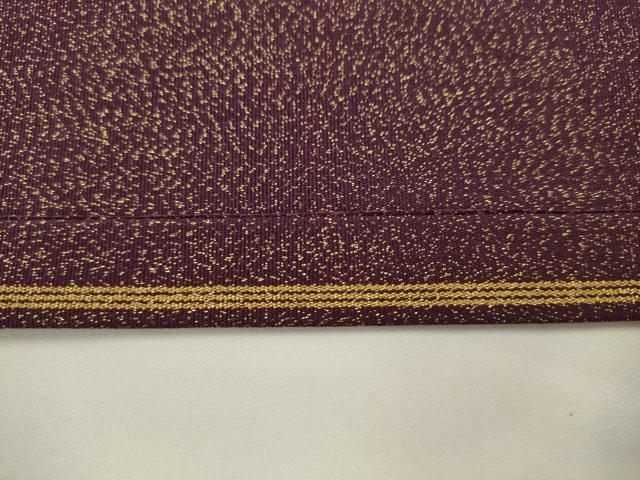 平和屋着物●西陣　川島織物　綴れ　八寸名古屋帯　霞文　金糸　正絹　逸品　AABK6860pf