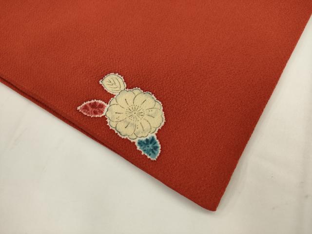 平和屋着物●九寸開き名古屋帯　辻が花　鬼しぼ縮緬　正絹　逸品　AABK6863pf
