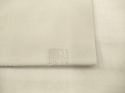 平和屋着物●九寸名古屋帯　作家物　象　金銀糸　正絹　逸品　AABK6894pf