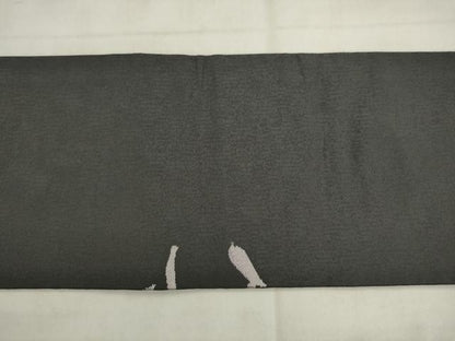 平和屋着物●九寸名古屋帯　雪月花　金糸　正絹　逸品　AABK6903pf