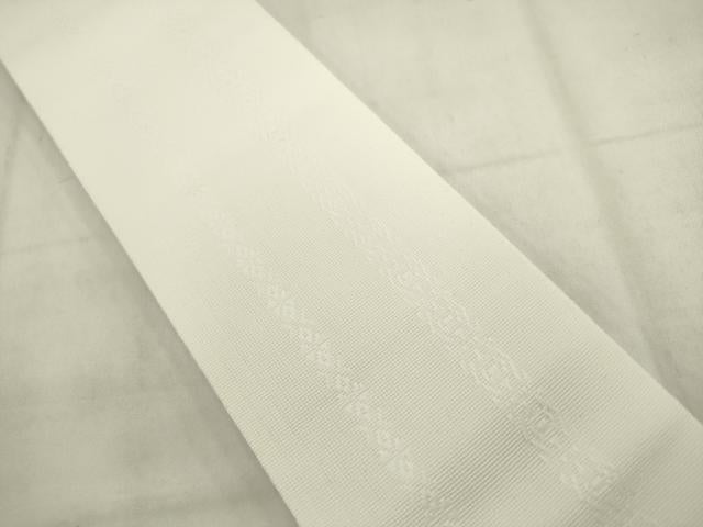 平和屋本店●男性　西陣　上田織物謹製　博多織　角帯　献上　証紙・共箱付き　綿　AABK6911pf