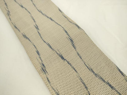 平和屋着物●男性　角帯　創作　本場大島紬　立涌文　正絹　逸品　AABK6952pf