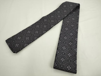 平和屋着物●男性　角帯　紬地　蜀江花文　正絹　逸品　AABK6961pf