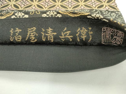 平和屋着物●西陣織　陰山織物謹製　箔屋清兵衛　全通柄袋帯　悠久の美　正絹　逸品　AABK6969pf
