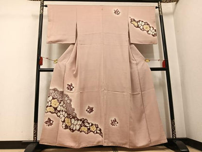 平和屋着物●訪問着　辻が花　暈し染め　正絹　逸品　AABK7003ph