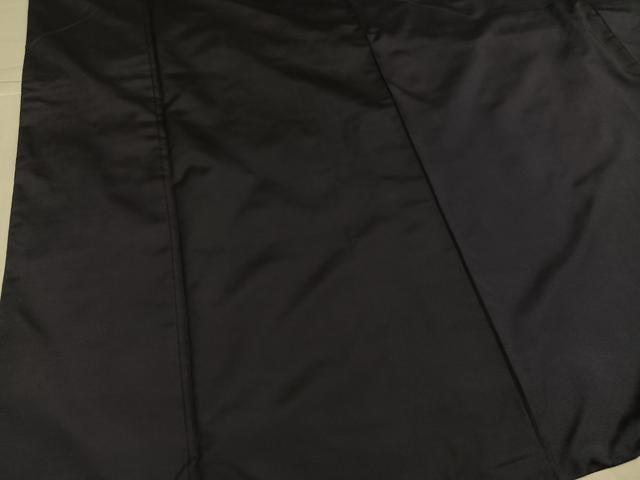 平和屋着物●上質な紬　色無地　藤煤竹色　正絹　逸品　AABK7005ph