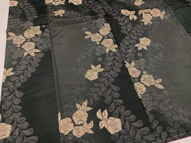 平和屋着物●本場大島紬　染大島　辻が花　正絹　逸品　未使用　AABK7016ph
