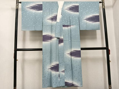 平和屋着物●長襦袢　無双仕立て　桜地紋　暈し染め　正絹　逸品　AABK7026ph