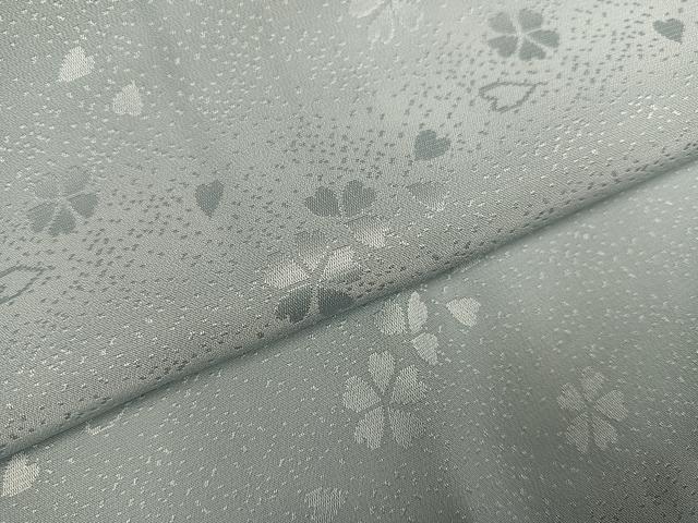 平和屋着物●長襦袢　無双仕立て　桜地紋　暈し染め　正絹　逸品　AABK7026ph