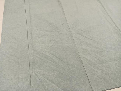 平和屋着物●上質な小紋　霞文　お召縮緬　正絹　逸品　AABK7030ph