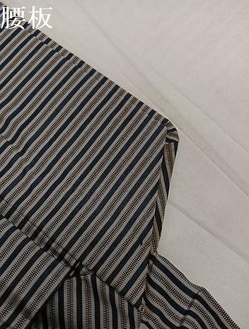 平和屋着物●男性　行灯袴　縞　正絹　逸品　AABK7035ph