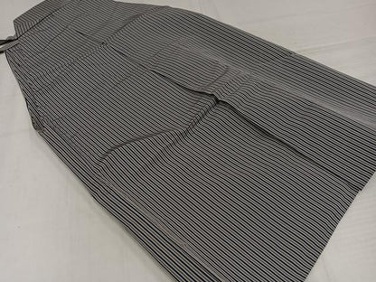 平和屋着物●男性　行灯袴　縞　正絹　逸品　AABK7035ph