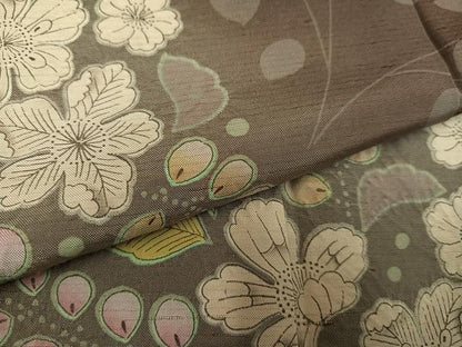 平和屋着物●訪問着　紬地　辻が花　暈し染め　ますいわ屋扱い　正絹　逸品　未使用　AABK7039ph