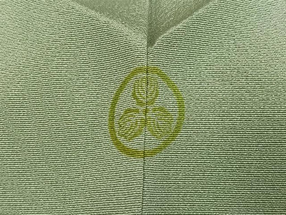 平和屋着物●京加賀友禅　百貫石峰　小紋　草花文　正絹　逸品　AABK7054ph