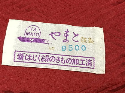 平和屋着物●豪華振袖　絞り　刺繍　貝桶檜扇花文　金銀彩　やまと誂製　正絹　逸品　AABK7066ph