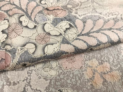 平和屋着物●訪問着　作家物　辻が花　絞り　暈し染め　正絹　逸品　AABK7081ph