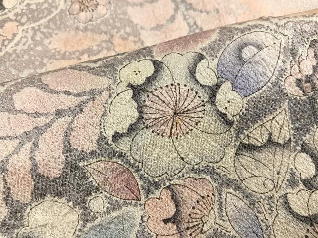 平和屋着物●訪問着　作家物　辻が花　絞り　暈し染め　正絹　逸品　AABK7081ph