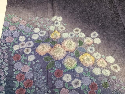 平和屋着物●伝統工芸士　寺谷昇　訪問着　辻が花　絞り　金通し地　正絹　逸品　未使用　AABK7083ph