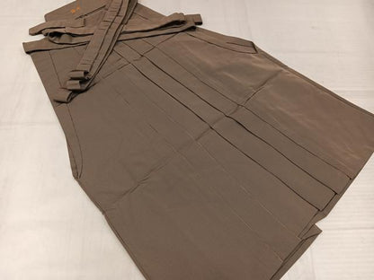 平和屋着物●男性　馬乗り袴　縞　正絹　逸品　AABK7096ph