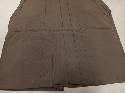 平和屋着物●男性　馬乗り袴　縞　正絹　逸品　AABK7096ph