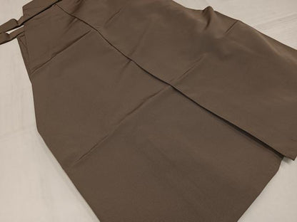 平和屋着物●男性　馬乗り袴　縞　正絹　逸品　AABK7096ph