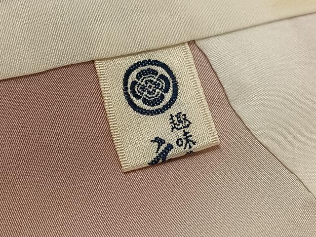平和屋着物●本加賀友禅作家　橋本静華　訪問着　草花文　正絹　逸品　AABK7101ph
