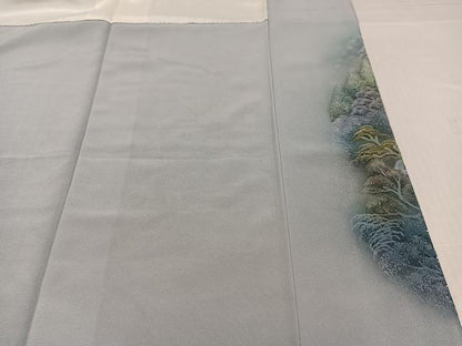 平和屋着物●豪華色留袖　作家物　風景草木文　暈し染め　正絹　逸品　未使用　AABK7106ph