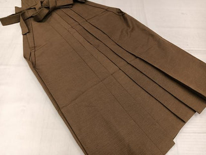 平和屋着物●男性　馬乗り袴　黄唐茶色　AABK7133ph