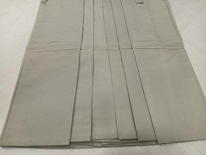 平和屋着物●男性　馬乗り袴　練色　正絹　逸品　AABK7146ph