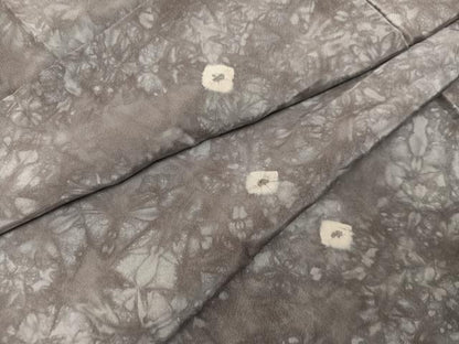平和屋着物●長襦袢　無双仕立て　絞り　花尽くし　三越扱い　正絹　逸品　AABK7151ph