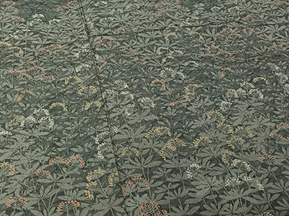 平和屋着物▽訪問着　単衣　草花文　正絹　逸品　AABK7161jh