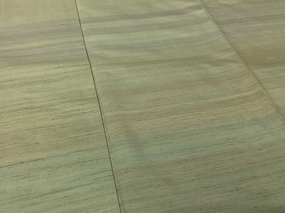 平和屋着物▽紅花紬　米沢　訪問着　単衣　横段文　伊勢丹扱い　正絹　逸品　AABK7176jh