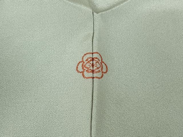 平和屋着物▽訪問着　単衣　中国三大刺繍　相良刺繍　友禅　草花文　暈し染め　金彩　ロング丈　正絹　逸品　AABK7177jh