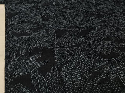 平和屋着物▽結城紬　単衣　80亀甲　花尽くし文　正絹　逸品　AABK7181jh