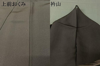 平和屋着物▽訪問着　単衣　刺繍　横段花文　金彩　正絹　逸品　AABK7183jh
