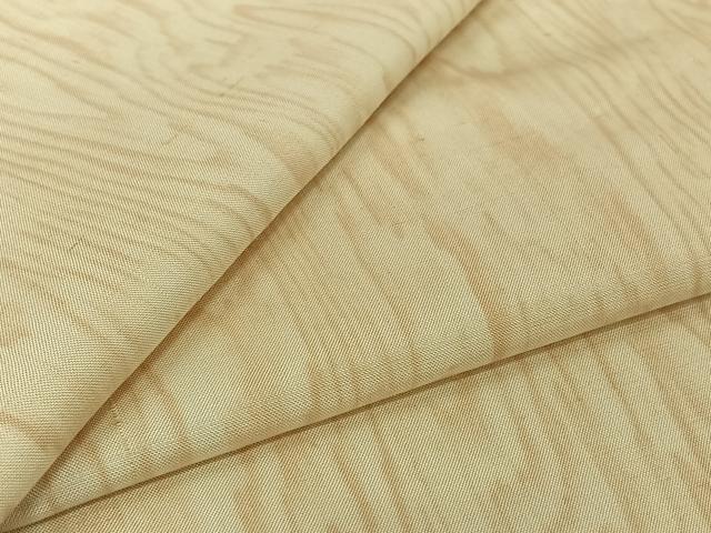 平和屋着物▽上質な小紋　単衣　紬地　杢目文　正絹　逸品　AABK7222jh