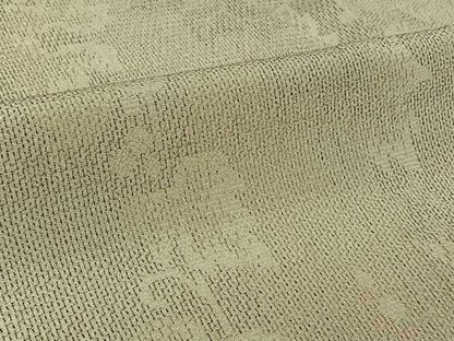 平和屋着物▽本塩沢　単衣　110亀甲　葡萄唐草文　正絹　逸品　AABK7236jh